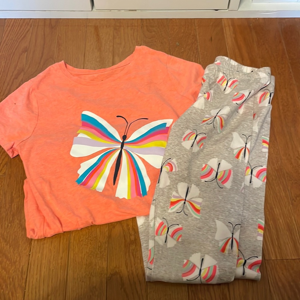 Butterfly duo leggings and T-shirt